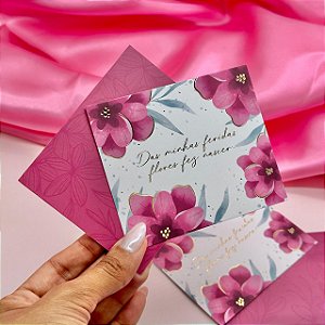 10un Postal Hot Stamping "Minhas Feridas"