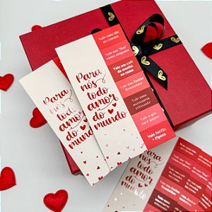 Marcador de Página + Vale Ticket - Coleção Dia dos Namorados
