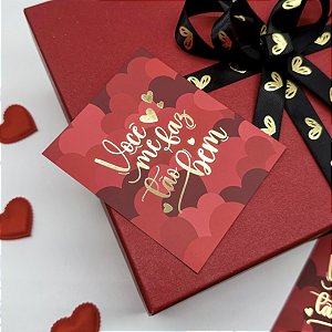 Postal Hot Stamping "Faz Tão Bem" - Coleção Dia dos Namorados