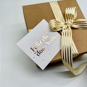 Postal Hot Stamping "Feliz Dia" - Coleção Dia dos Avós