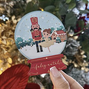 Cartão Globo de Neve "Quebra-Nozes" - Coleção Natal