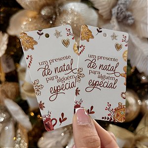 Tag "Presente de Natal" - Coleção Natal
