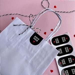 Lacre Adesivo "Para Você"