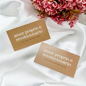 10un Cartão "Amor Próprio é Revolucionário" Nude