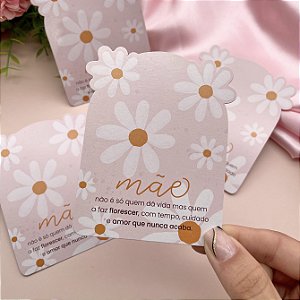 10un Postal "Faz Florescer" - Coleção Dia das Mães