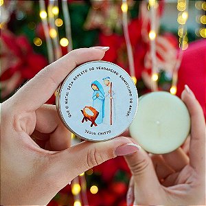 60un Adesivos para Velas "Jesus Cristo"- Coleção Natal