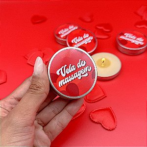 100un Adesivos para Velas " Vela de Massagem"