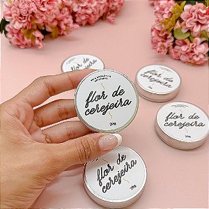 130un Adesivos para Velas " Flor de Cerejeira"