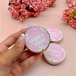 60un Adesivos para Velas " Super Mãe"- Coleção Dia das Mães