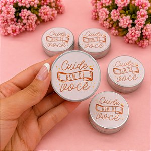 60un Adesivos  para Velas   "Cuide bem de Você"
