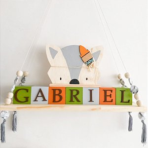 Prateleira detalhes cinza | PDS009