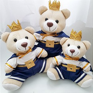 Trio de ursos rei azul marinho | TUS002