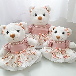 Trio de ursos princesa goiaba | TUS003