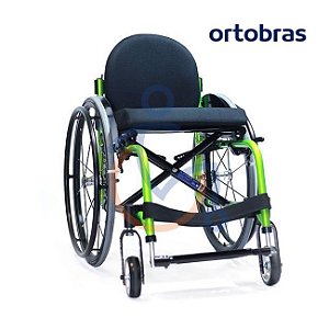Cadeira de Rodas Dobrável/Monobloco Lite X Ortobras