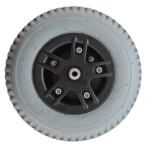 Roda Dianteira 9" Cinza Inflável Original Motorizada B400 Ottobock