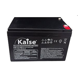 Bateria Selada 12V 14Ah EV LONG LIFE para Cadeira Motorizada (PAR) KAISE