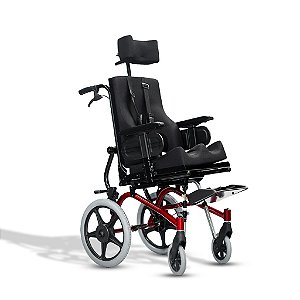 Cadeira Carrinho Postural Conforma Tilt Reclinável Alumínio 75Kg Desmontável Ortobras