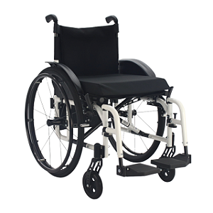 Cadeira de Rodas Dobrável Monobloco Aluminio 115Kg Leve Sófia Praxis