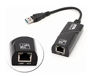 Adaptador Ethernet Usb3.0 Rj45 Gigabit Rede10/100/1000