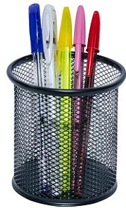Porta Caneta 8X8 Metalico - Black