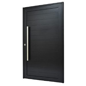 PORTA PIVOTANTE ALUMÍNIO PRETA 105cm