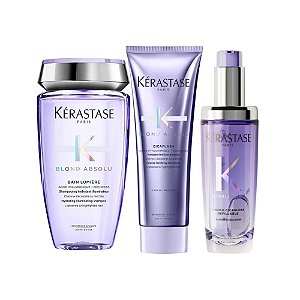 Kit Kérastase Blond Absolu Bain Lumière Cicaflash e Huile Cicagloss
