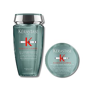 Kit Genesis Homme Shampoo Fortificante e Pomada Modeladora