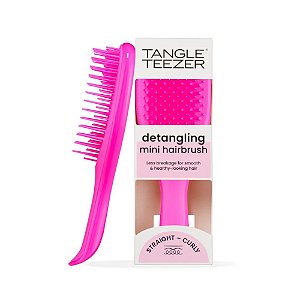 Tangle Teezer Detangling Straight Curly Mini - Pink