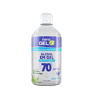 Álcool em Gel 70% - 500ml + Brinde Máscara