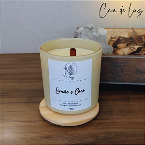 Vela Luxo Limão + Coco 195g