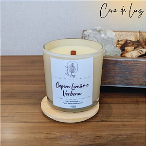 Vela Luxo Capim Limão + Verbena 195g