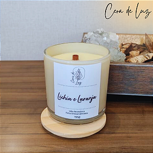 Vela Luxo Lichia + Laranja 195g