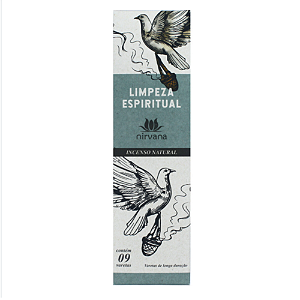 Incenso Nirvana Natural Limpeza Espiritual
