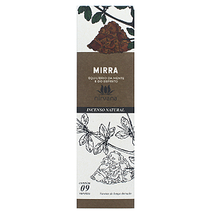 Incenso Nirvana Natural Mirra