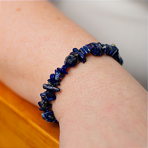 Pulseira de Cascalho Sodalita