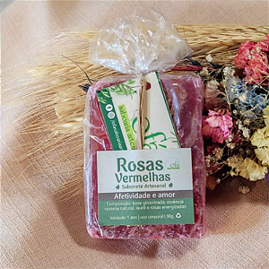 Sabonete Energético Rosas Vermelhas Ofá
