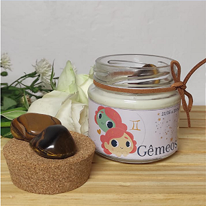 Vela Signo Gêmeos Vento 100g