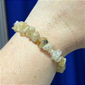 Pulseira Cascalho Citrino