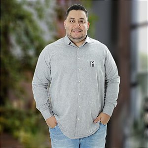Camisa Social Plus Size Básica