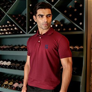 Polo cotton pima com elastano lisa