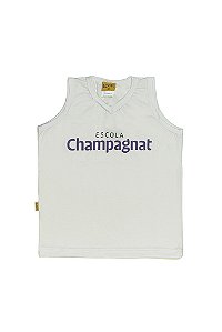 Regata Unissex Branca - Escola Champagnat