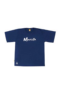 Camiseta Manga Curta Unissex Fundamental e Médio em Algodão 30/1 penteado Marinho