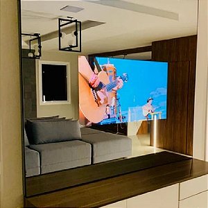 Espelho para TV Dual Screen Mirror TV Magic Mirror Sob Medida por Metro Quadrado com Instalação
