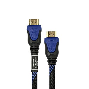Cabo HDMI 2.0 Sumay High Speedy SM-HDS30T - 3 Metros - Azul / Preto