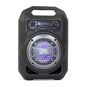Caixa de Som Portátil Sumay Gallon Music SM-CSP1302 Bluetooth - Cinza