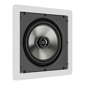 Caixa de Som de Embutir Quadrada Loud Áudio SQ6-50 6" 50W 2 Vias com Tweeter Pivotante