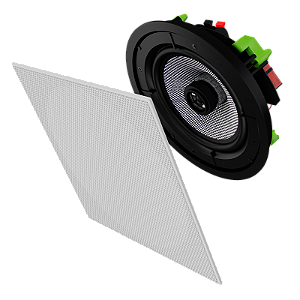Caixa Acústica de Embutir Quadrada Loud Áudio SQR6-120 120W RMS Borderless