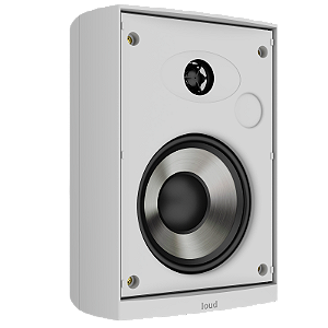 Caixa Acústica Externo/Interno Loud Áudio LB5-80 Sobrepor 80W (Par)