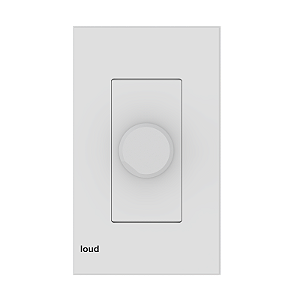 Atenuador de Volume Loud Áudio VCS-80 12 Posições - Branco