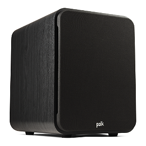 Subwoofer Ativo Polk Signature Elite ES10 10" Frontal 200W Classe D Power Port Duplo Controle de Fase Preto